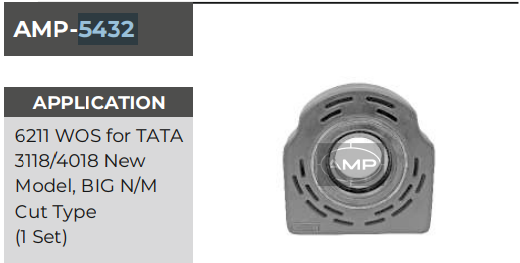3118 N/M 2 RS CUT TYPE WOS 6211 AMP5432