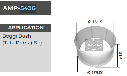 BOGI BUSH PRIMA TATA  AMP 5436