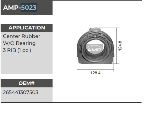 C. B. RUBBER AMP5023 ( 407)