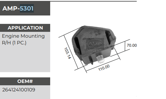 MOUNTING 407 R/H AMP5301*
