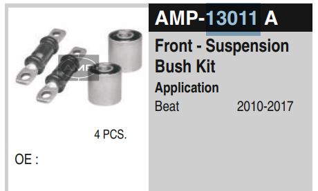 FRONT BUSH KIT BEAT AMP-13011A