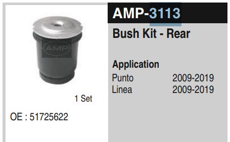 AXLE BUSH - RR AMP 3113
