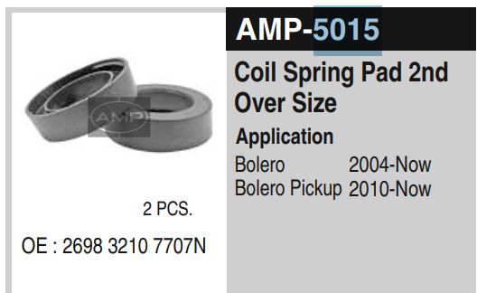 COIL SPRING PAD BOLERO / SUMO AMP5015