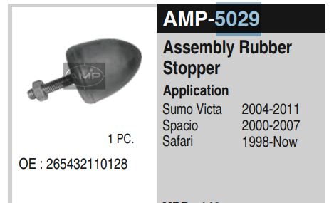 ASSY RUBBER STOPPER SPACIO,VICTA,AMP5029