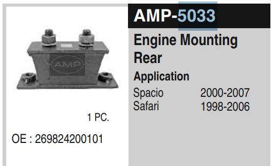 ENG, MTG,REAR(SPACIO/207DI/SAFRI)AMP5033