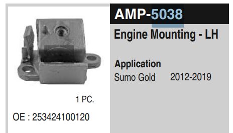 FRONT ENGINE MOUNTING SUMO GOLD AMP 5038