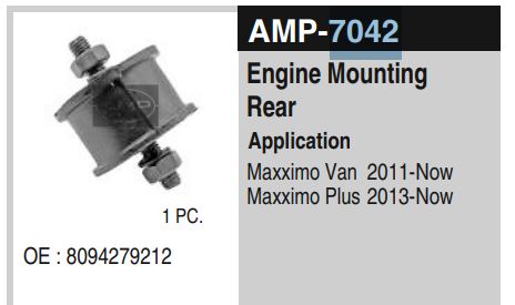 GEAR BOX MOUNTING MAXIMO AMP-7042