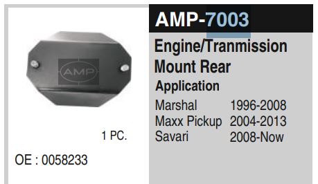 GEAR MOUNTING MAX/MARSHAL AMP7003