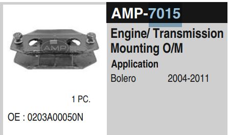 GEAR BOX MOUNTING BOLERO AMP-7015