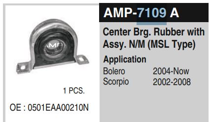 C.B.RUBBER.W/H ASS,SCORPIO.CRDI.AMP7109A