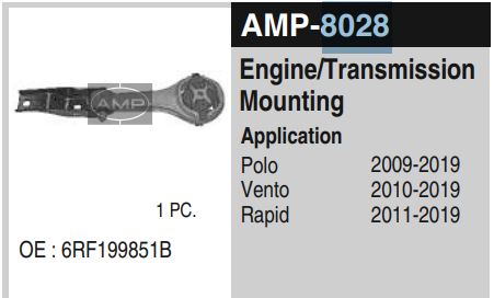 GEAR MTG VENTO(P)RAPID(D) AMP-8028