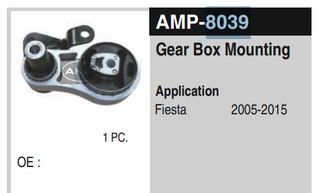 GEAR BOX MOUNTING FORD FIESTA AMP-8039