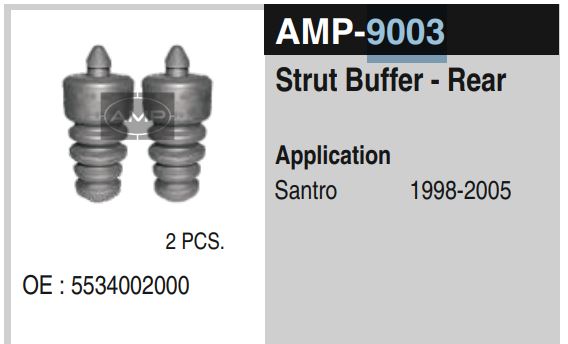 SHOCKER KIT SANTRO REAR AMP-9003