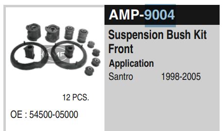FR. SUS. BUSHING KIT SANTRO AMP-9004