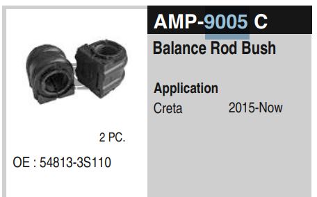BALANCE ROD BUSH CRETA AMP 9005C