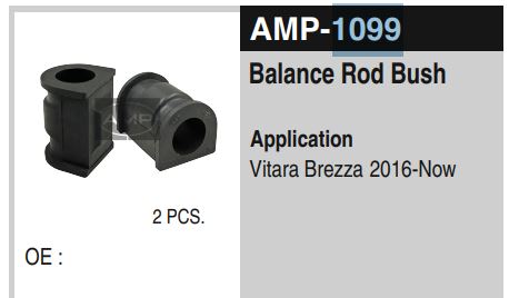 FRONT BALANCE ROD BUSH BREEZA AMP1099