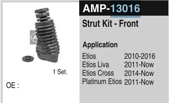 SHOCKER KIT ETIOS AMP13016