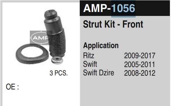 SHOCKER KIT SWIFT WITHOUT MOUNT AMP 1056