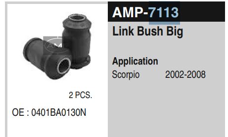 LINK BUSH BIG SCORPIO (2PCS)7113