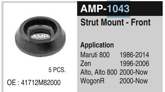 SHOCKER MOUNT ALTO/CAR (SET 5PC)AMP1043