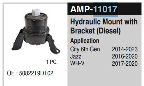ENGINE MOUNTING HONDA T-6 DSL AMP 11017