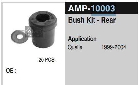 REAR SUS. BUSHING KIT AMP10003