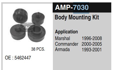 BODY MOUNTING KIT MARSHAL/ARMADA 7030