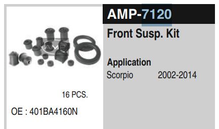 BUSH KIT SCORPIO MODIFFIED CRDI AMP-7120