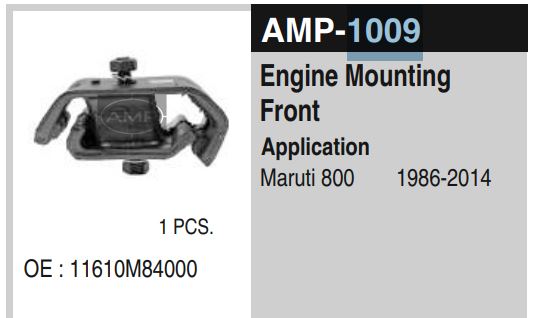 ENG. MOUNTING FRONT CAR N/M AMP1009