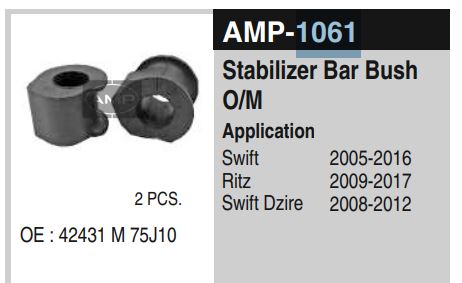 BALANCE ROD BUSH SWIFT AMP-1061