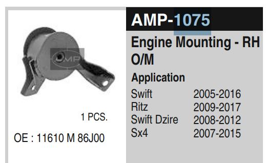 MOUNTING SWIFT FRONT RH AMP-1075