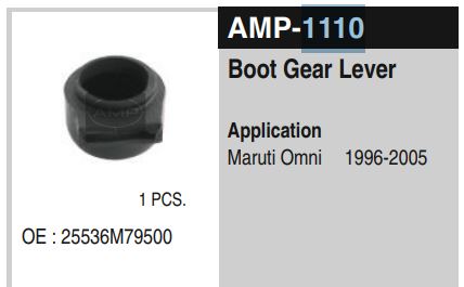 BOOT GEAR LEVER AMP-1110