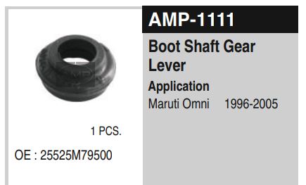 BOOT SHAFT GEAR LEVER AMP-1111
