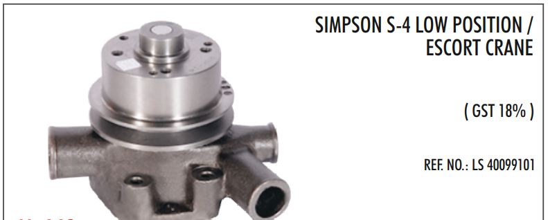 W. BODY SIMPSON S-4(ESCORT CRANE)M649 G