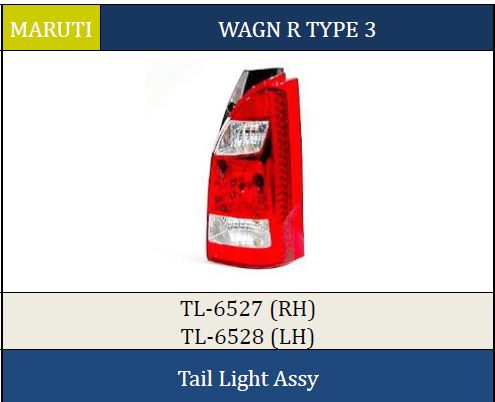 T.LIGHT WAGON-R  LH TL6528 DUO WITH WIRE