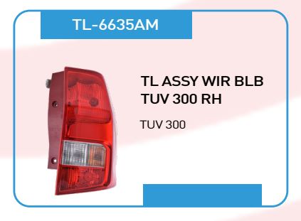 T. LIGHT TUV 300 W/O  R FOG RH TL-6635AM