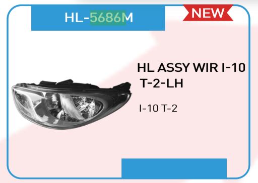 H LIGHT I-10 T2 LH 5686M