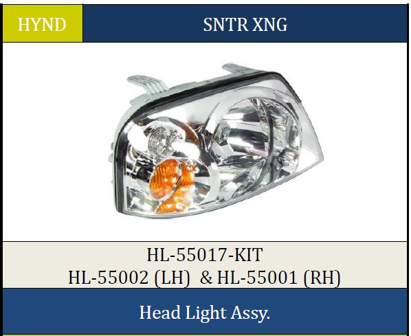 H.LIGHT SANTRO XING W/O WIRE RH MN55001