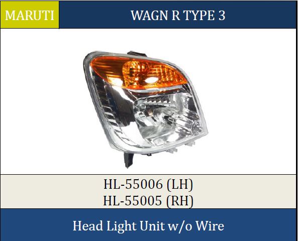 H.LIGHT WAGON-R T3 RH W/O WIRE MN55005