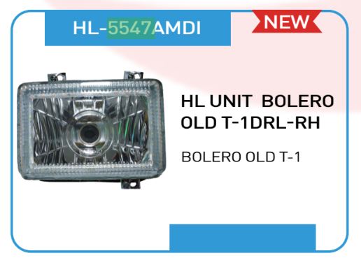 H.LIGHT BOLERO T1 DRL RH HL-5547AMDI