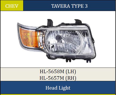 H.LIGHT TAVERA T3 -LH 5658M