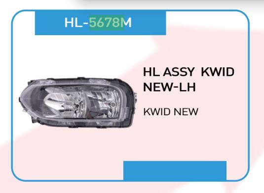 H.LIGHT KWID N/M LH WB WW 5678M