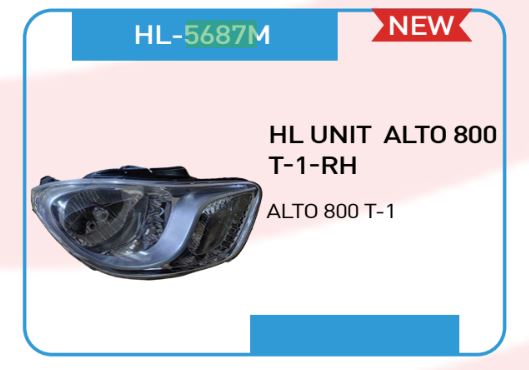 H.LIGHT ALTO 800 T1 RH 5687M