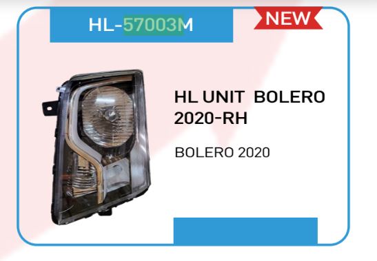HEAD LIGHT BOLERO BSVI 2020 R HL57003M