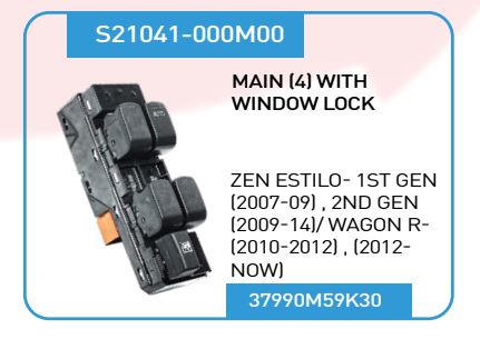 SWITCH PWS WAGN-R K SERIES 4 BUTN S21041