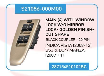 PWS 4DOOR W/O MRR VISTA S21086