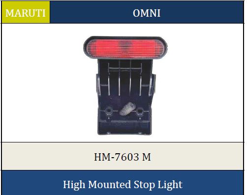 STOP LAMP HIGH MOUNTED OMNI HM 7603 M