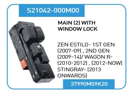 SWITCH PWS WAGN-R K SERIES 2 BUTN S21042