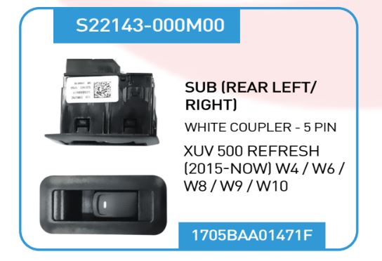 SWITCH PWS XUV(W4-W10) S22143- single