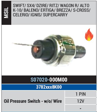 SWITCH FUEL PUMP SWIFT SO-7020
